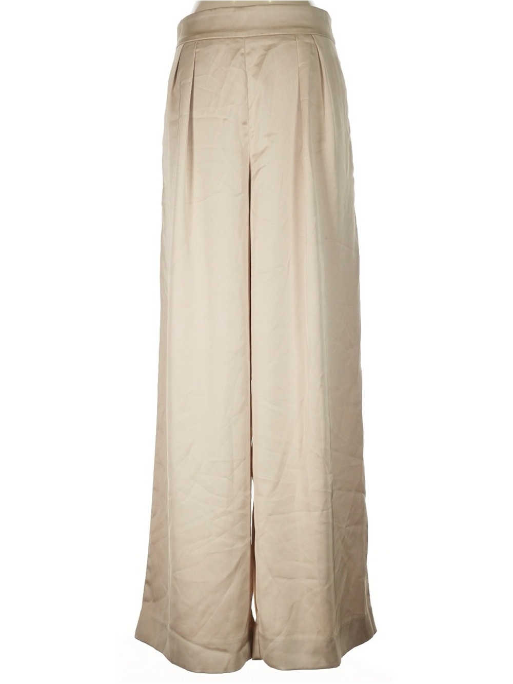 Banana Republic Wide-Leg Trousers in Light Beige
